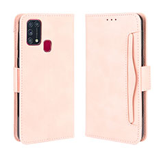 Handytasche Stand Schutzhülle Flip Leder Hülle L10 für Samsung Galaxy M31 Rosa