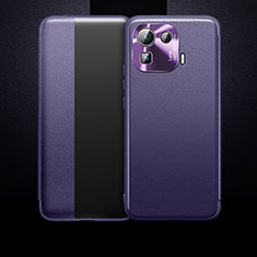 Handytasche Stand Schutzhülle Flip Leder Hülle L10 für Xiaomi Mi 11 Pro 5G Violett