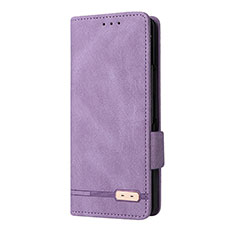 Handytasche Stand Schutzhülle Flip Leder Hülle L10Z für Samsung Galaxy Z Fold4 5G Violett