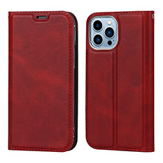 Handytasche Stand Schutzhülle Flip Leder Hülle L11 für Apple iPhone 13 Pro Rot