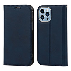 Handytasche Stand Schutzhülle Flip Leder Hülle L11 für Apple iPhone 14 Pro Blau