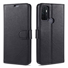 Handytasche Stand Schutzhülle Flip Leder Hülle L11 für Oppo A33 Schwarz