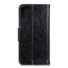 Handytasche Stand Schutzhülle Flip Leder Hülle L11 für Samsung Galaxy A71 4G A715 Schwarz