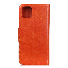 Handytasche Stand Schutzhülle Flip Leder Hülle L11 für Samsung Galaxy A71 5G Orange