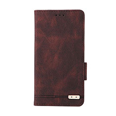 Handytasche Stand Schutzhülle Flip Leder Hülle L11Z für Samsung Galaxy A22 5G Braun