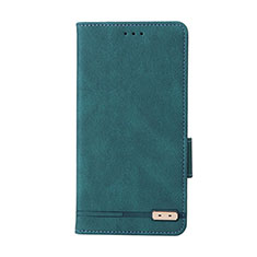 Handytasche Stand Schutzhülle Flip Leder Hülle L11Z für Samsung Galaxy A22s 5G Grün