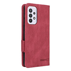 Handytasche Stand Schutzhülle Flip Leder Hülle L11Z für Samsung Galaxy A33 5G Rot