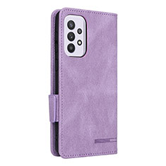 Handytasche Stand Schutzhülle Flip Leder Hülle L11Z für Samsung Galaxy A33 5G Violett