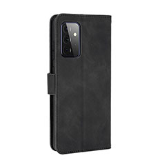 Handytasche Stand Schutzhülle Flip Leder Hülle L12Z für Samsung Galaxy A72 5G Schwarz