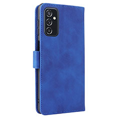 Handytasche Stand Schutzhülle Flip Leder Hülle L12Z für Samsung Galaxy M52 5G Blau
