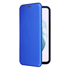 Handytasche Stand Schutzhülle Flip Leder Hülle L12Z für Samsung Galaxy S23 5G Blau