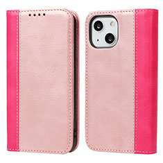 Handytasche Stand Schutzhülle Flip Leder Hülle L13 für Apple iPhone 13 Mini Rosegold