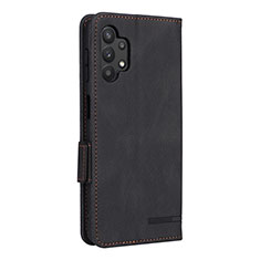 Handytasche Stand Schutzhülle Flip Leder Hülle L13Z für Samsung Galaxy A32 5G Schwarz