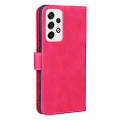 Handytasche Stand Schutzhülle Flip Leder Hülle L13Z für Samsung Galaxy A53 5G Pink