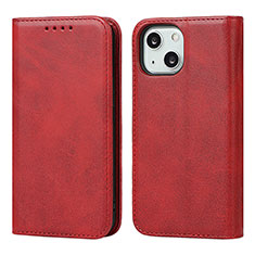 Handytasche Stand Schutzhülle Flip Leder Hülle L14 für Apple iPhone 14 Rot