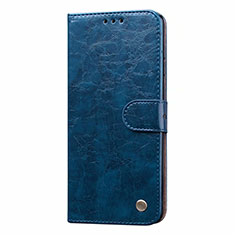 Handytasche Stand Schutzhülle Flip Leder Hülle L16 für Samsung Galaxy A31 Blau