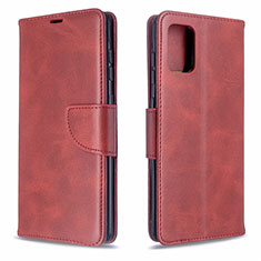 Handytasche Stand Schutzhülle Flip Leder Hülle L16 für Samsung Galaxy A71 4G A715 Rot