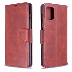 Handytasche Stand Schutzhülle Flip Leder Hülle L16 für Samsung Galaxy A71 5G Rot