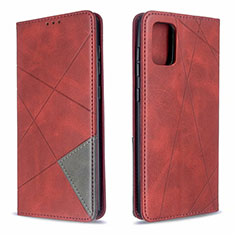 Handytasche Stand Schutzhülle Flip Leder Hülle L18 für Samsung Galaxy A71 4G A715 Rot