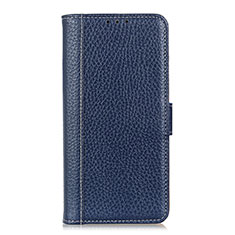 Handytasche Stand Schutzhülle Flip Leder Hülle L20 für Samsung Galaxy A71 4G A715 Blau