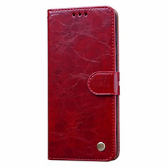 Handytasche Stand Schutzhülle Flip Leder Hülle L22 für Samsung Galaxy A41 Rot