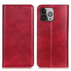 Handytasche Stand Schutzhülle Flip Leder Hülle L25 für Apple iPhone 13 Pro Max Rot