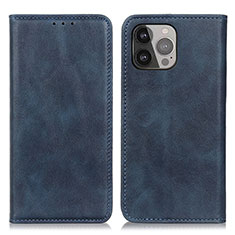 Handytasche Stand Schutzhülle Flip Leder Hülle L26 für Apple iPhone 14 Pro Blau