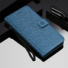 Handytasche Stand Schutzhülle Flip Leder Hülle L28 für Samsung Galaxy A71 5G Hellblau