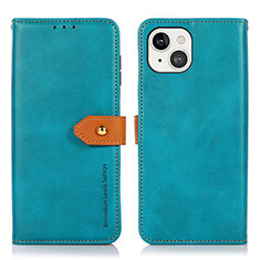 Handytasche Stand Schutzhülle Flip Leder Hülle L29 für Apple iPhone 13 Blau