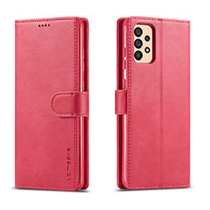 Handytasche Stand Schutzhülle Flip Leder Hülle LC1 für Samsung Galaxy A33 5G Pink