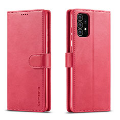 Handytasche Stand Schutzhülle Flip Leder Hülle LC1 für Samsung Galaxy A53 5G Pink