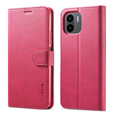 Handytasche Stand Schutzhülle Flip Leder Hülle LC1 für Xiaomi Poco C50 Pink