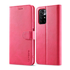 Handytasche Stand Schutzhülle Flip Leder Hülle LC1 für Xiaomi Poco M4 Pro 5G Pink