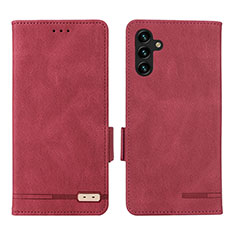 Handytasche Stand Schutzhülle Flip Leder Hülle LZ1 für Samsung Galaxy A13 5G Rot