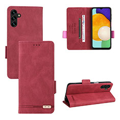 Handytasche Stand Schutzhülle Flip Leder Hülle LZ3 für Samsung Galaxy A13 5G Rot