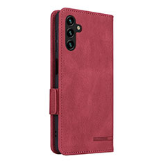 Handytasche Stand Schutzhülle Flip Leder Hülle LZ4 für Samsung Galaxy A04s Rot