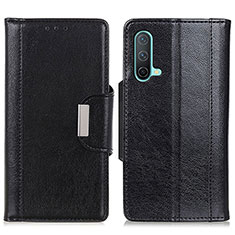 Handytasche Stand Schutzhülle Flip Leder Hülle M01L für OnePlus Nord CE 5G Schwarz