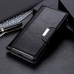 Handytasche Stand Schutzhülle Flip Leder Hülle M01L für Samsung Galaxy A02 Schwarz