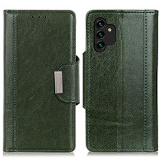 Handytasche Stand Schutzhülle Flip Leder Hülle M01L für Samsung Galaxy A04s Grün