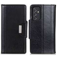 Handytasche Stand Schutzhülle Flip Leder Hülle M01L für Samsung Galaxy A15 4G Schwarz