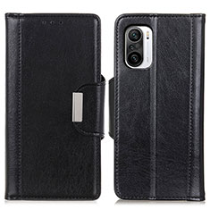 Handytasche Stand Schutzhülle Flip Leder Hülle M01L für Xiaomi Redmi K40 Pro+ Plus 5G Schwarz