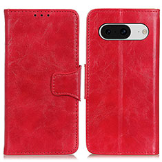 Handytasche Stand Schutzhülle Flip Leder Hülle M02L für Google Pixel 8 5G Rot