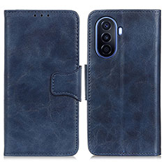 Handytasche Stand Schutzhülle Flip Leder Hülle M02L für Huawei Enjoy 50 Blau