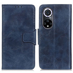 Handytasche Stand Schutzhülle Flip Leder Hülle M02L für Huawei Honor 50 5G Blau