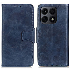 Handytasche Stand Schutzhülle Flip Leder Hülle M02L für Huawei Honor X8a 4G Blau