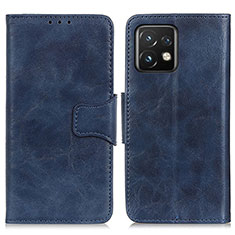 Handytasche Stand Schutzhülle Flip Leder Hülle M02L für Motorola Moto Edge Plus (2023) 5G Blau