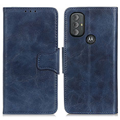 Handytasche Stand Schutzhülle Flip Leder Hülle M02L für Motorola Moto G Play (2023) Blau