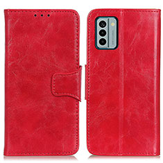 Handytasche Stand Schutzhülle Flip Leder Hülle M02L für Nokia G22 Rot