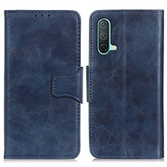 Handytasche Stand Schutzhülle Flip Leder Hülle M02L für OnePlus Nord CE 5G Blau