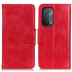 Handytasche Stand Schutzhülle Flip Leder Hülle M02L für Oppo A54 5G Rot